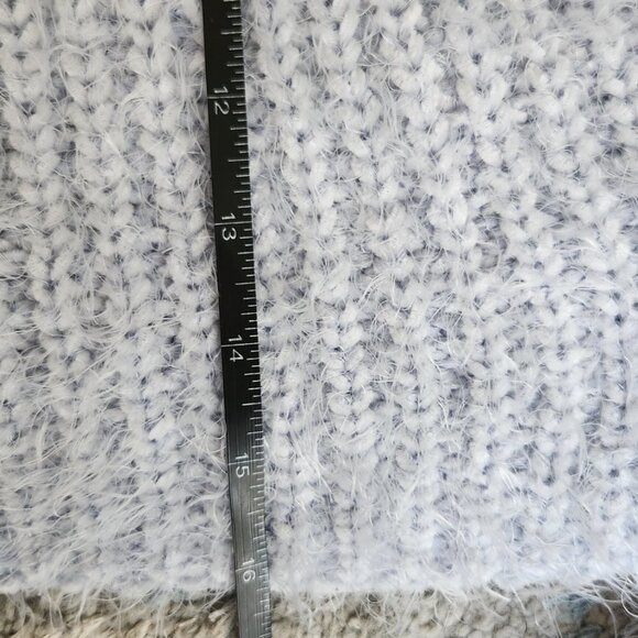 LA Hearts Sweater Women Small Blue Turtleneck Long Sleeve Chunky Knit - Picture 11 of 15